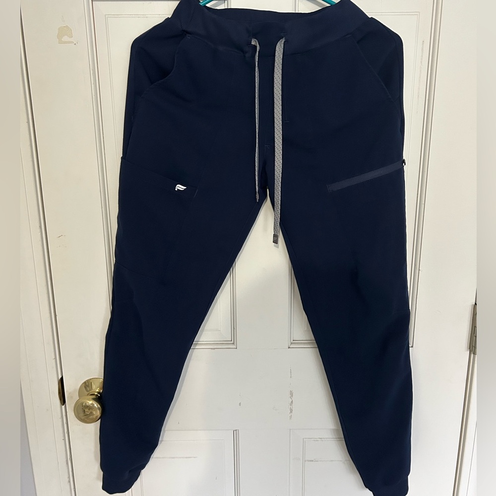 Fabletics navy blue XXS jogger scrub pants